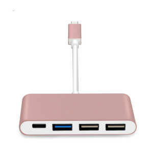 USB Type-C Adapter to USB2.0 USB3.0 for New MacBook 4 Port Type C Hub